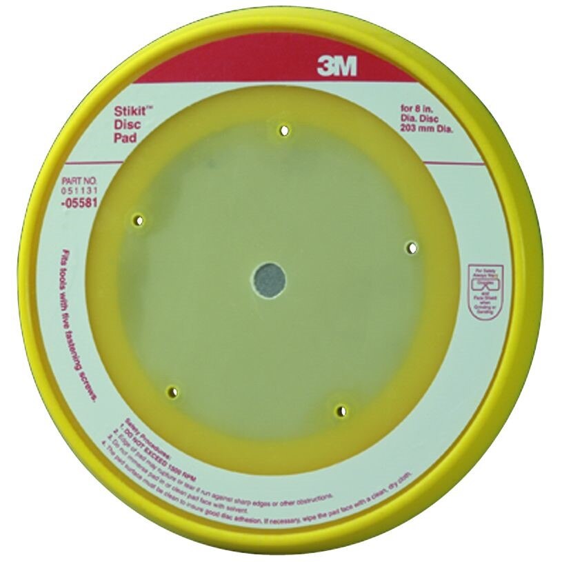 3M(TM) Stikit(TM) Disc Pad Dust Free, 05581, 8 in, 1 per case