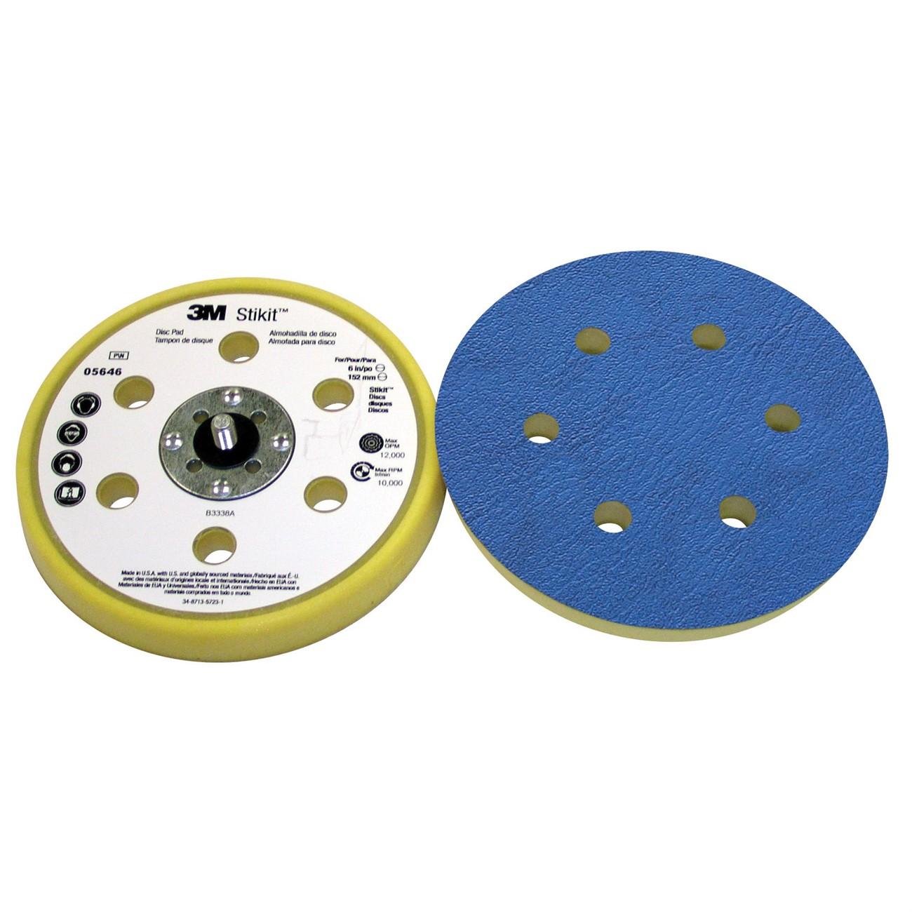 3M(TM) Stikit(TM) D/F Low Profile Finishing Disc Pad 05646, 6 in x 11/16 in 5/16-24 External, 10 per case