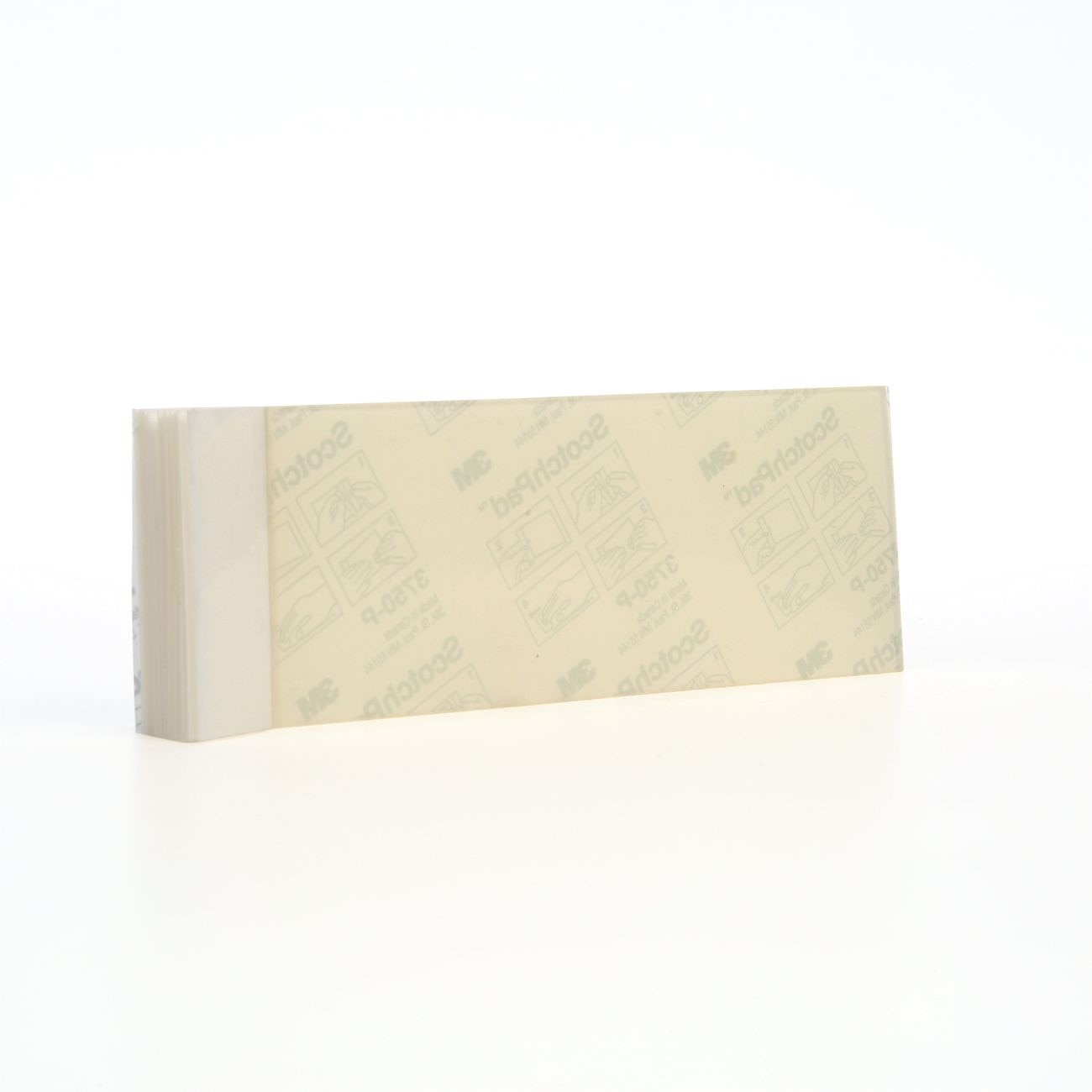 3M(TM) Tape Sheets 3750P Clear, 2 in x 6 in, 25 sheets per pad 40 pads per carton 5 cartons per case Bulk