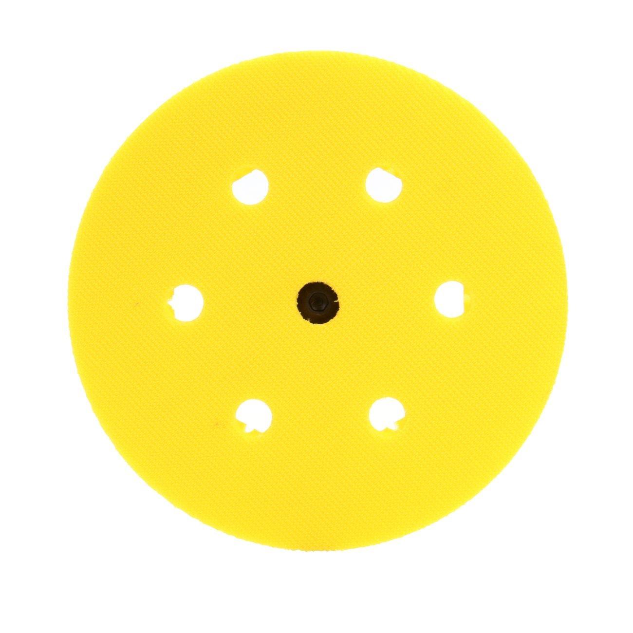 3M(TM) Hookit(TM) Disc Pad, 07390, Studless, 150 mm 6 Holes, 1 per inner, 5 per case