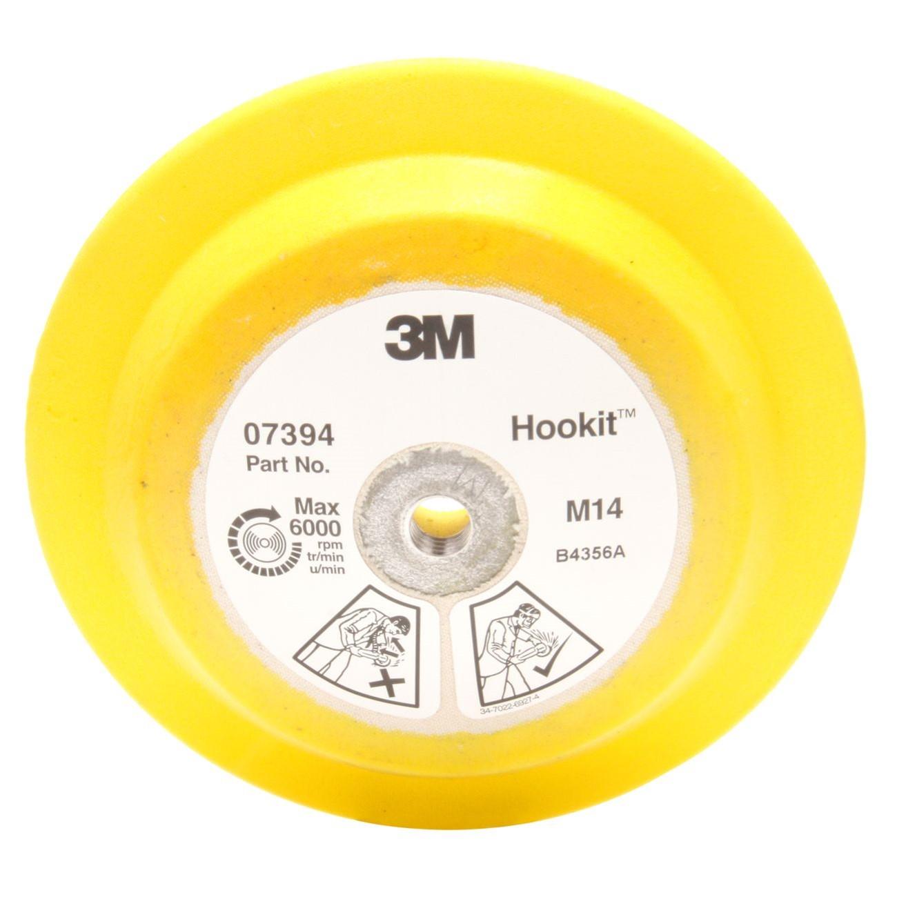 3M(TM) Hookit(TM) Disc Pad 07394, 178 mm x 25 mm M14-2.0 Internal, 1 per case