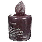 Scotch-Brite™ Multi-Flex Abrasive Sheet Roll 07521, General Purpose, 8 in x 20', 60 sheets per roll, 4 rolls per case