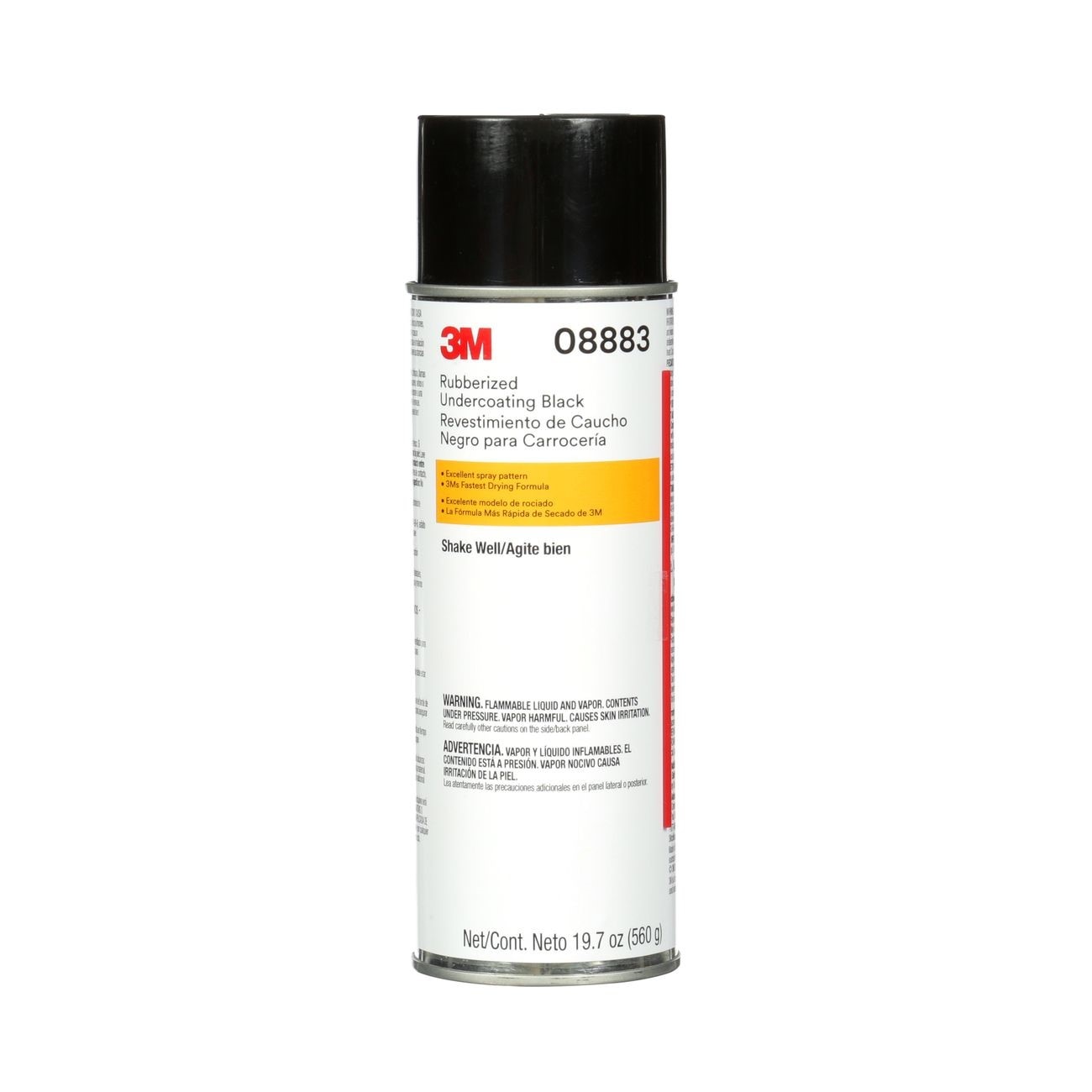 3M Rubberized Undercoating, 08883, 19.7 oz Aerosol,Net Wt, 6 per case, Bondo(R) Easy Finish(R) Aerosol Trigger