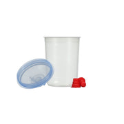 3M(TM) PPS(TM) Midi size (400mL) Lids and Liners w/125 micron, 16312, Promo pack - free cup & collar + mix ratio insert