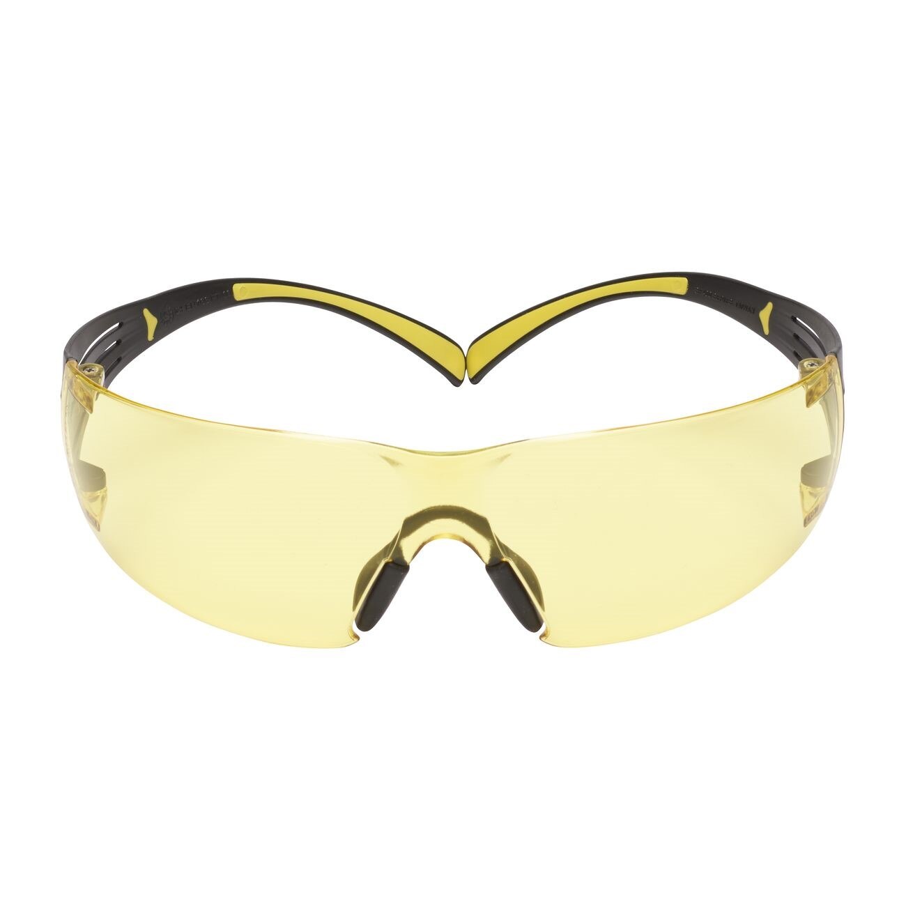 Safety Glasses, SecureFit™, Amber, Anti-Scratch|Anti-Fog, 20/CS