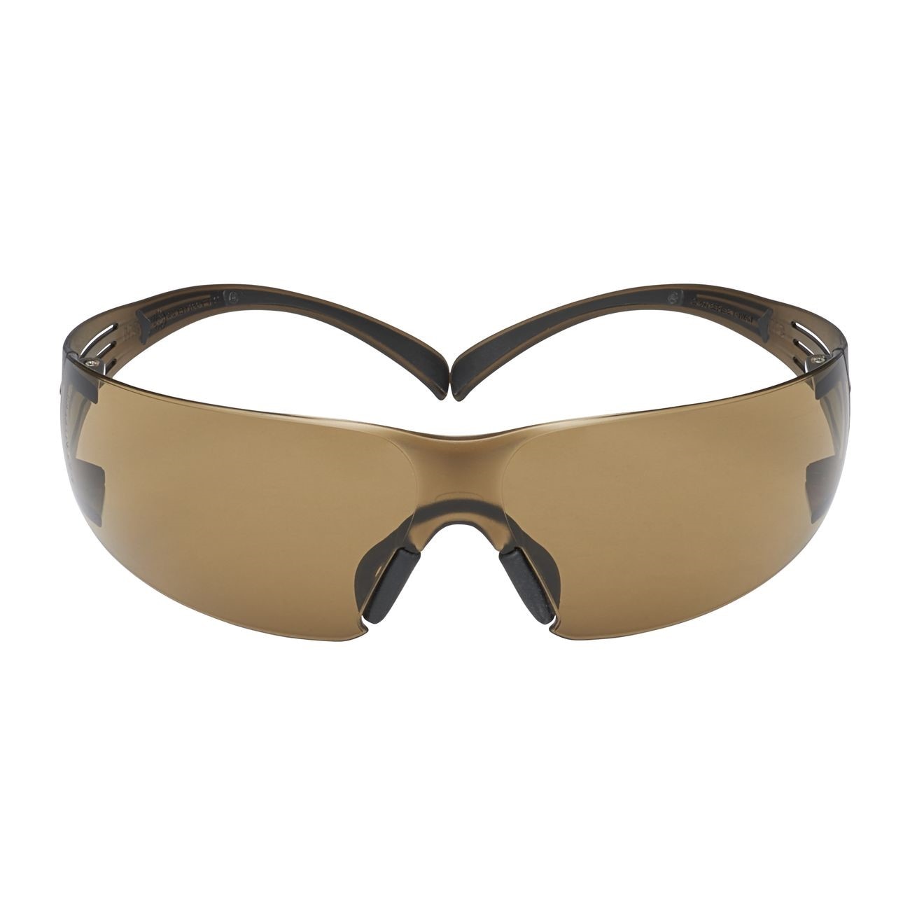 Safety Glasses, SecureFit™, Brown, Anti-Scratch|Anti-Fog, 20/CS