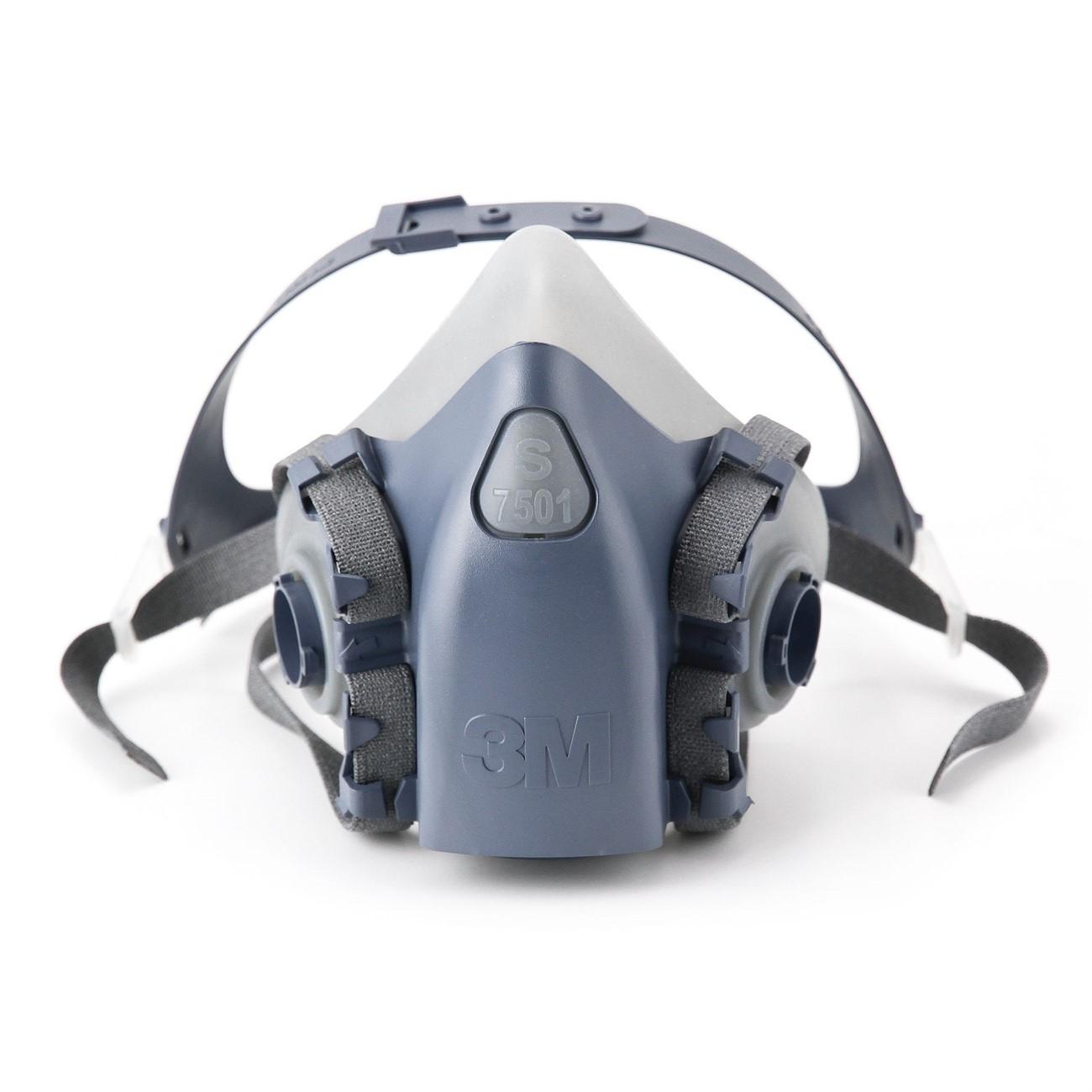 Half Mask Respirator, Small, Reusable, Facepiece, Silicone, 10/CS
