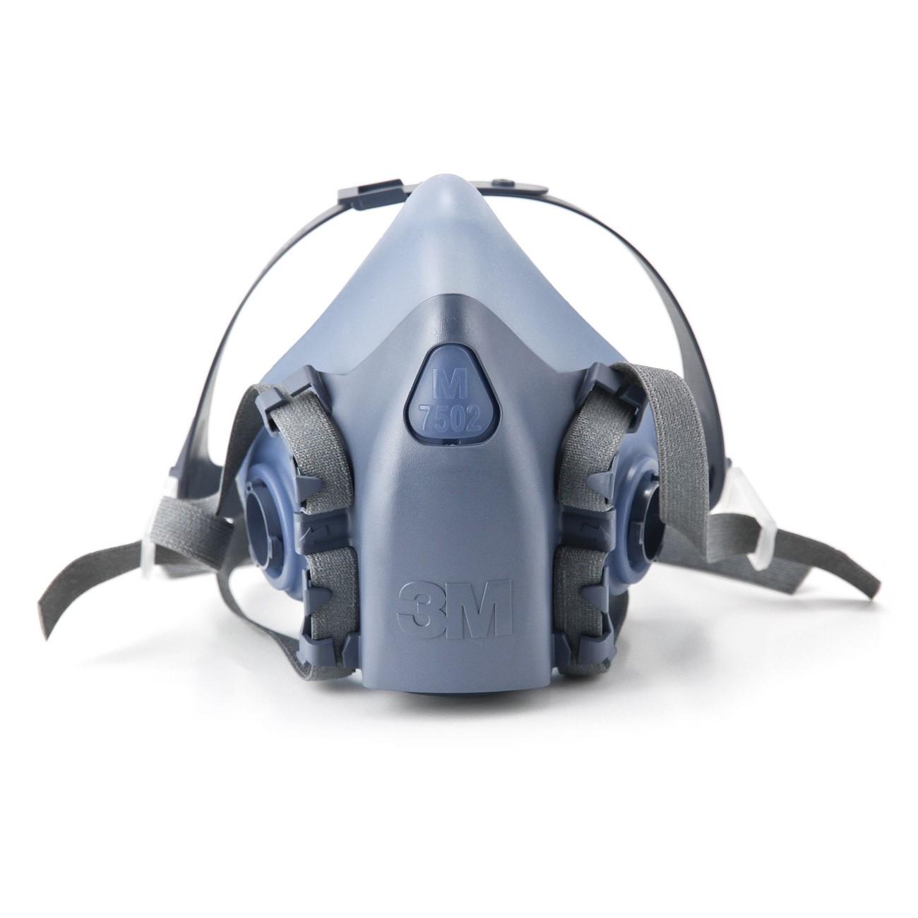 Half Mask Respirator, 7502, Medium, Reusable, Facepiece, 10/CS