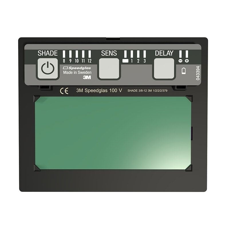3M(TM) Speedglas(TM) Auto-Darkening Filter 100V, Welding Safety 07-0001-31/37246 (AAD), Variable Shade 8-12 1 EA/Case