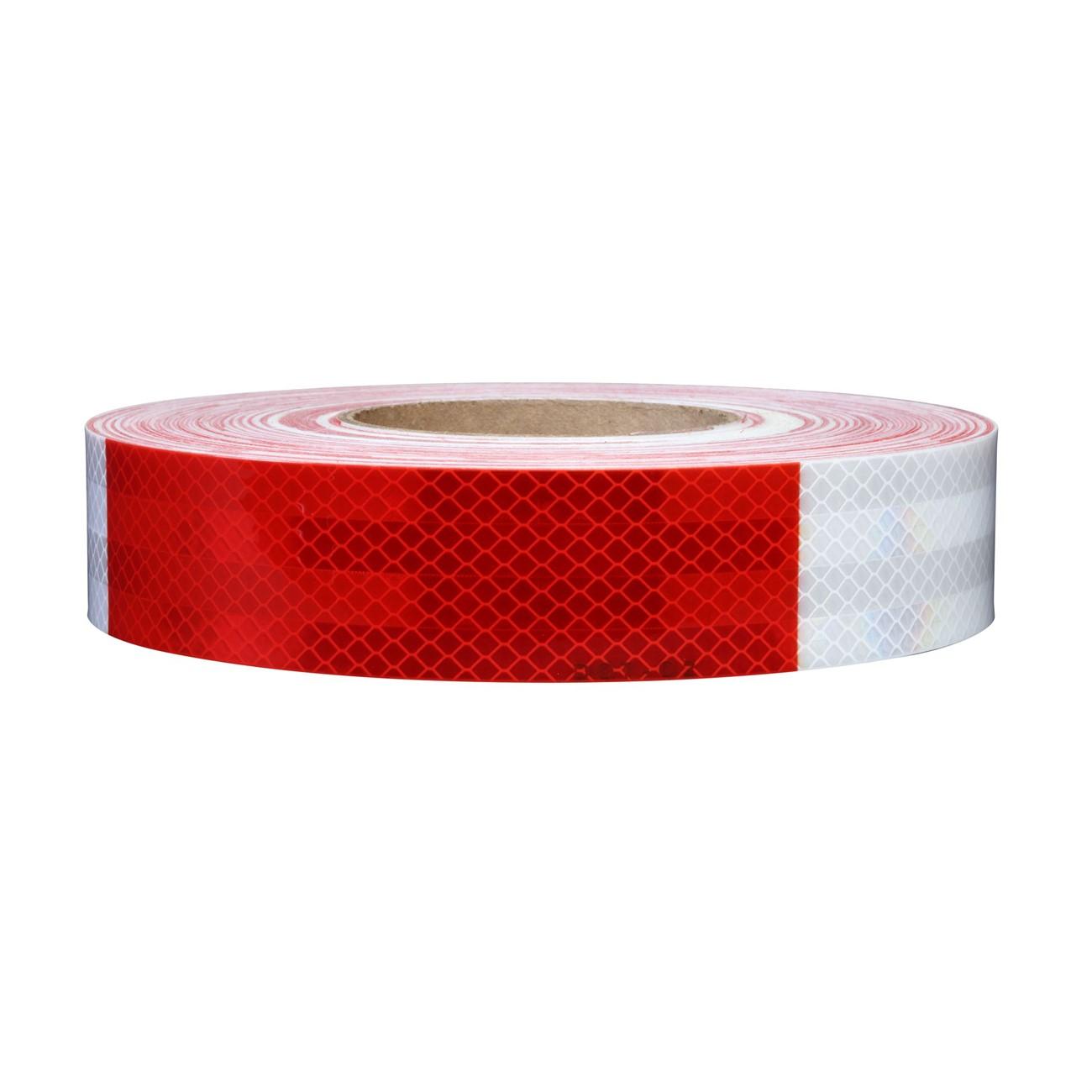 3M(TM) Diamond Grade(TM) Conspicuity Marking 983-326 ES Red/White, adhesive coated, linered, 1 1/2 in x 150 ft