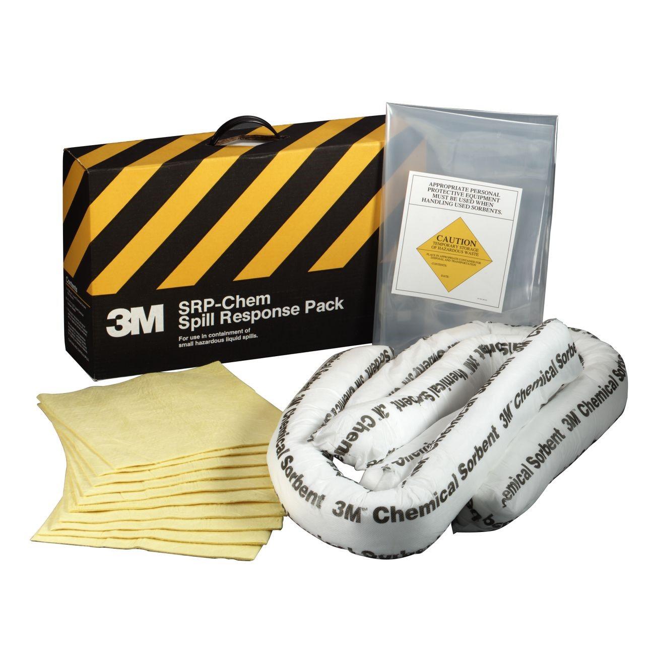 3M(TM) Chemical Sorbent Spill Response Pack SRP-CHEM, Environmental Safety Product, 3 pk/cs