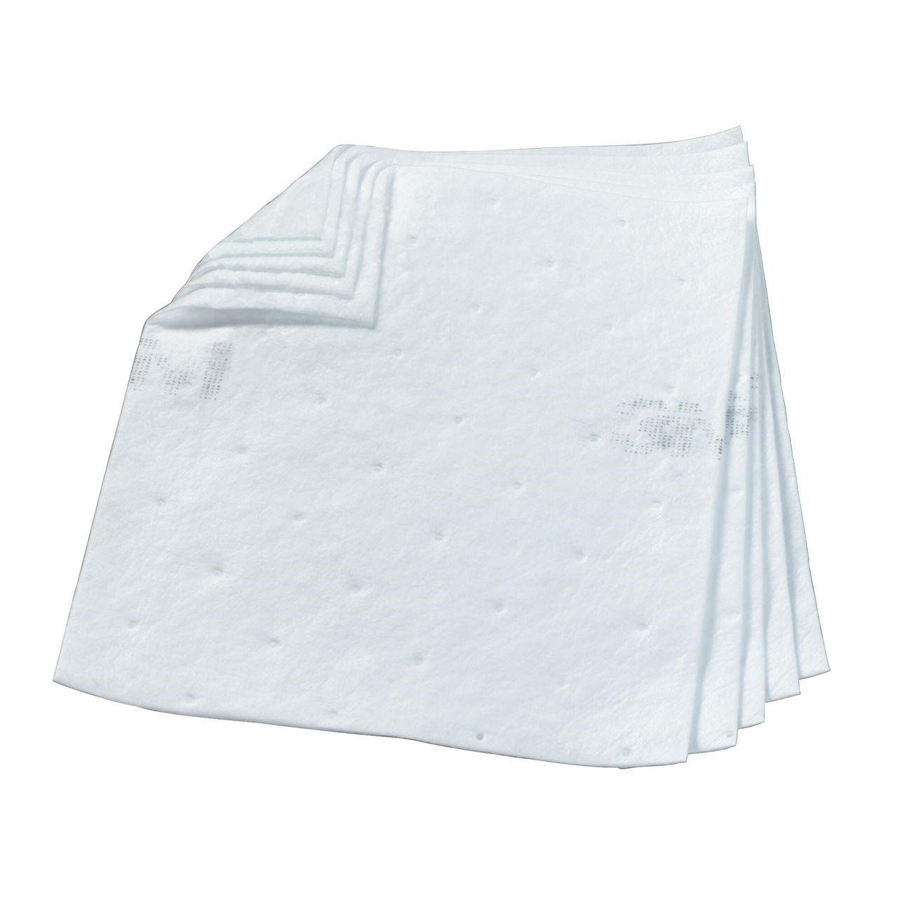 3M Petroleum Sorbent Pad HP-156, High Capacity 100 Pads/Bale = Case