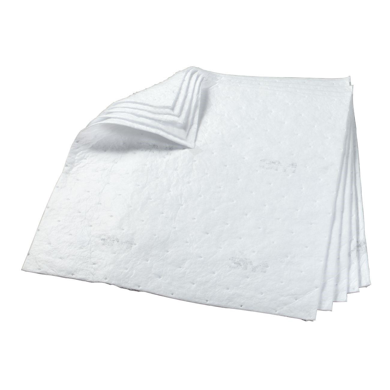 3M(TM) Petroleum Sorbent Static Resistant Pad HP-557, Environmental Safety Product, High Capacity, 50 ea/cs