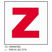 3M(TM) Diamond Grade(TM) Damage Control Sign 3MN007DG "Zebra", 4 in x 4 in, 10 per package