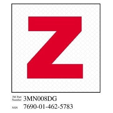3M(TM) Diamond Grade(TM) Damage Control Sign 3MN008DG "Zebra", 3 in x 3 in, 10 per package