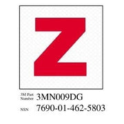 3M(TM) Diamond Grade(TM) Damage Control Sign 3MN009DG "Zebra", 2 in x 2 in, 10 per package