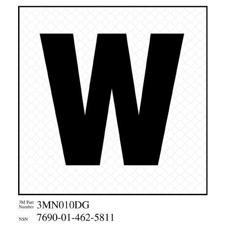 3M(TM) Diamond Grade(TM) Damage Control Sign 3MN010DG "William", 4 in x 4 in, 10 per package