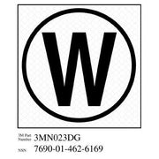 3M(TM) Diamond Grade(TM) Damage Control Sign 3MN023DG "Cir William", 3 in x 3 in, 10 per package
