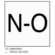 3M(TM) Diamond Grade(TM) Damage Control Sign 3MN028DG "Norm Open", 4 in x 4 in, 10 per package