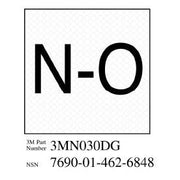 3M(TM) Diamond Grade(TM) Damage Control Sign 3MN030DG "Norm Open", 2 in x 2 in, 10 per package