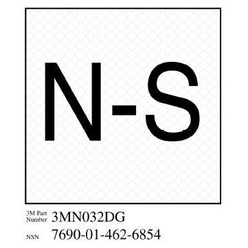 3M(TM) Diamond Grade(TM) Damage Control Sign 3MN032DG "Norm Shut", 3 in x 3 in, 10 per package