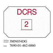 3M(TM) Diamond Grade(TM) Damage Control Sign 3MN034DG "DCRS", 8 in x 12 in, 10 per package