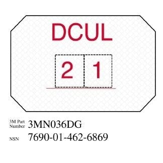 3M(TM) Diamond Grade(TM) Damage Control Sign 3MN036DG "DCUL", 8 in x 12 in, 10 per package