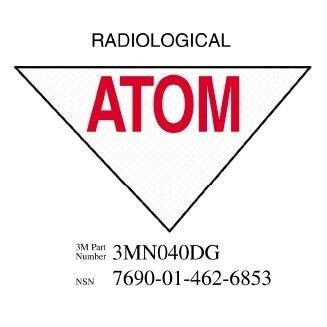3M(TM) Diamond Grade(TM) Damage Control Sign 3MN040DG "RADIOLOG", 11 1/2 in x 8 in, 10 per package