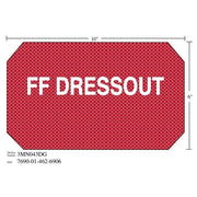 3M(TM) Diamond Grade(TM) Damage Control Sign 3MN043DG "FF DRESSOUT", 10 in x 6 in, 10 per package