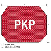 3M(TM) Diamond Grade(TM) Damage Control Sign 3MN050DG "PKP", 5 in x 4 in, 10 per package