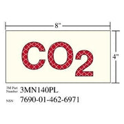 3M(TM) Photoluminescent Film 6900, Shipboard Sign 3MN140PL, 8 in x 4 in, CO2, 10/pkg