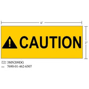 3M(TM) Diamond Grade(TM) Safety Sign 3MN209DG "CAUTION", 6 in x 2 in, 10 per package