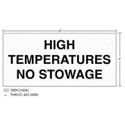 3M(TM) Diamond Grade(TM) Safety Sign 3MN218DG "HIGH STOWAGE", 10 in x 4 in, 10 per package