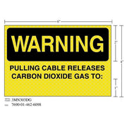 3M(TM) Diamond Grade(TM) Fire Fighting Sign 3MN303DG "WARNING TO", 6 in x 4 in, 10 per package