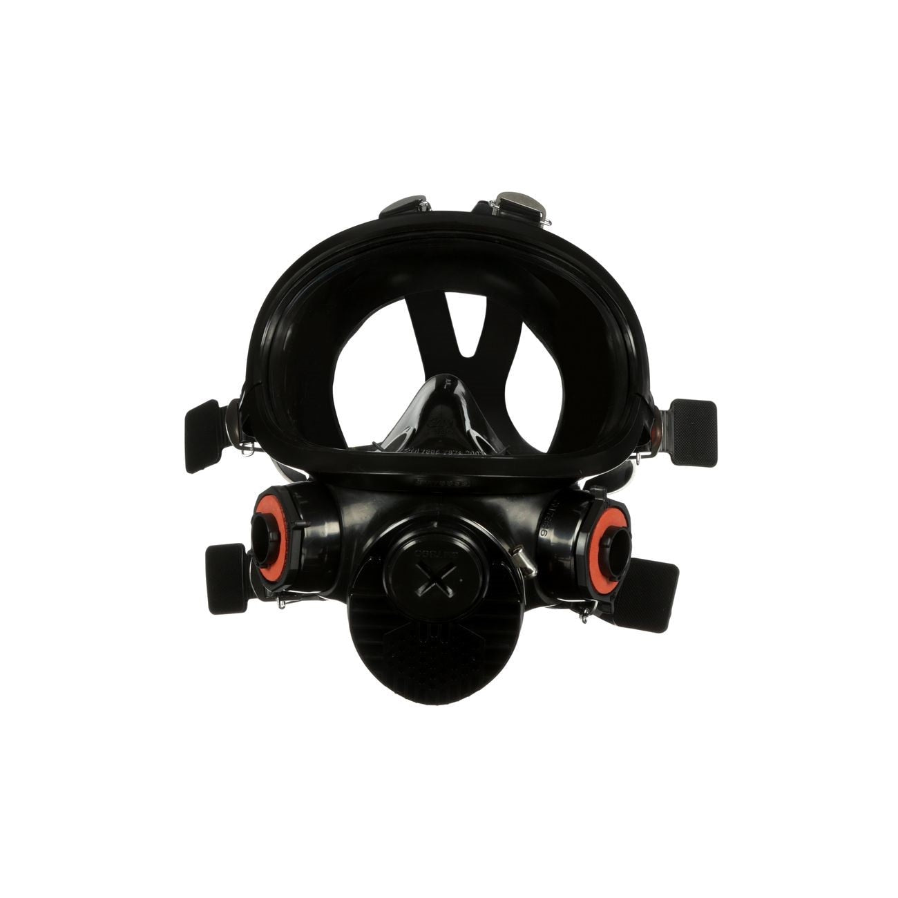Full Face Respirator, Small, Black, Reusable, Facepiece, 1/CS