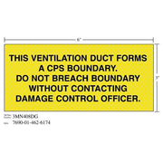 3M(TM) Diamond Grade(TM) Ventilation Sign 3MN408DG "THIS OFFICER", 7 in x 3 in, 10 per package