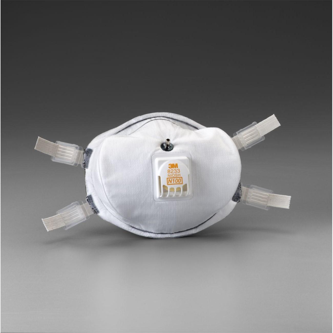 3M(TM)  Probed Particulate Respirator 8233Q, N100  20/cs