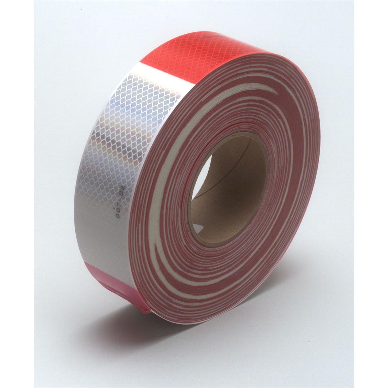 3M(TM) Diamond Grade(TM) Conspicuity Marking Roll 983-32 (PN67533) Red/White, 2 in x 150 ft