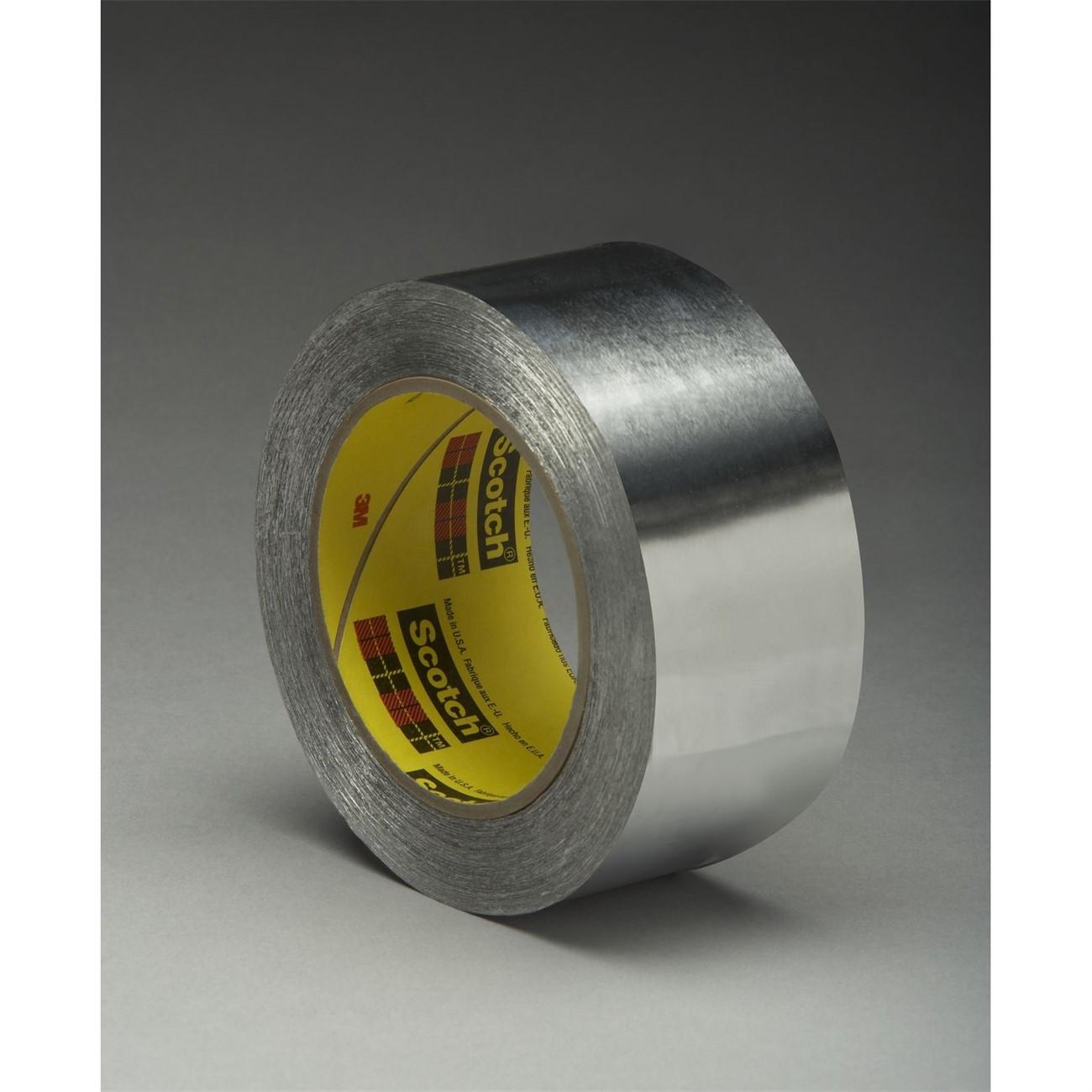 Foil Tape, 433L, Silver, 8 Inch W, 60 yd L, Silicone, 1/CS