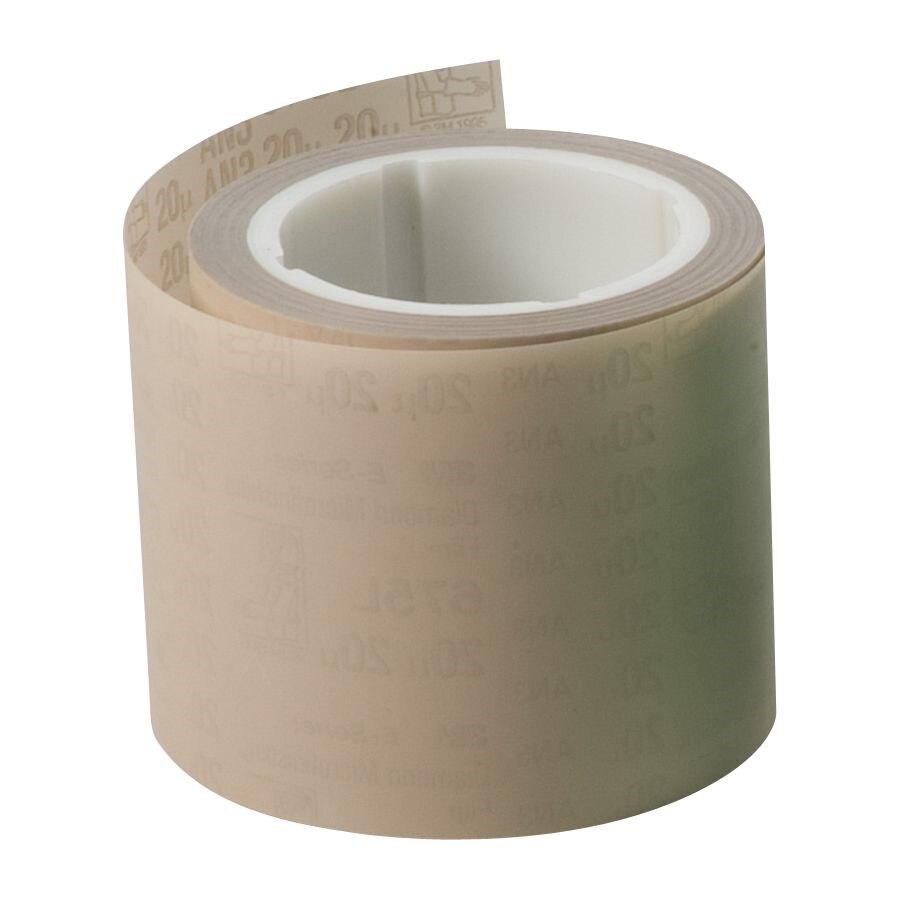 3M(TM) Diamond Microfinishing Film Roll 675L, 4 in x 50 ft x 3 in 20 Micron ASO Keyed Core, 1 per case