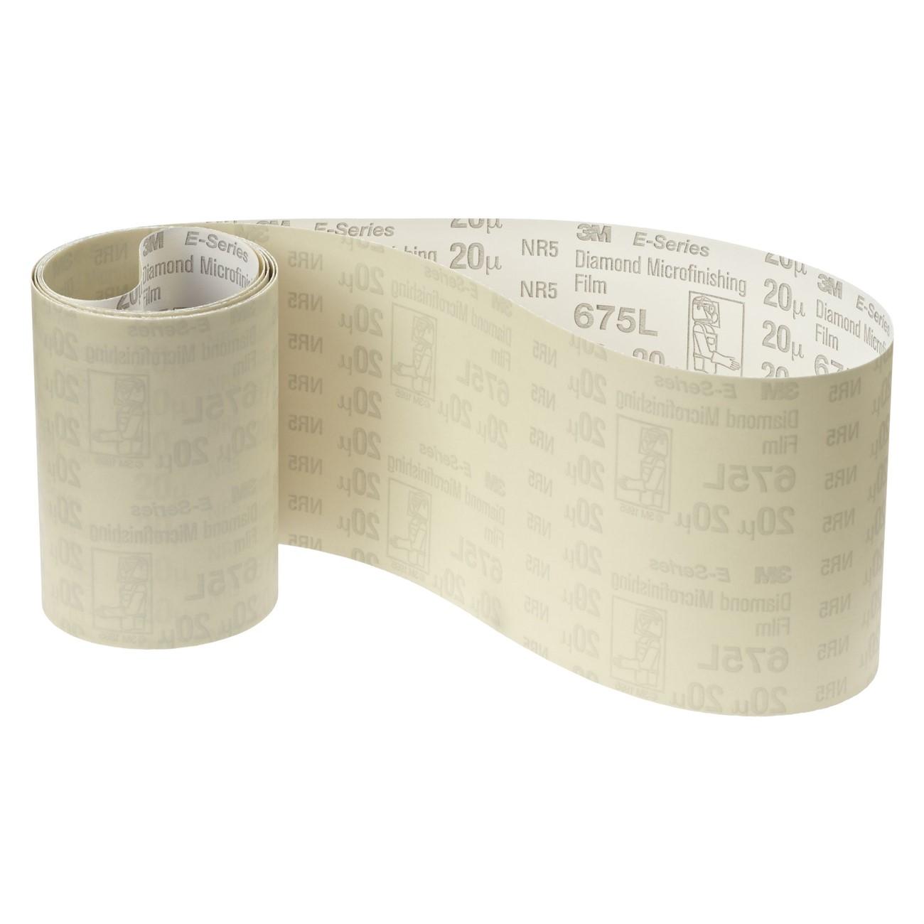 Belt, Microfinishing, 675L, 98 1/2 Inch L, 4 Inch W, Beige, 1/CS