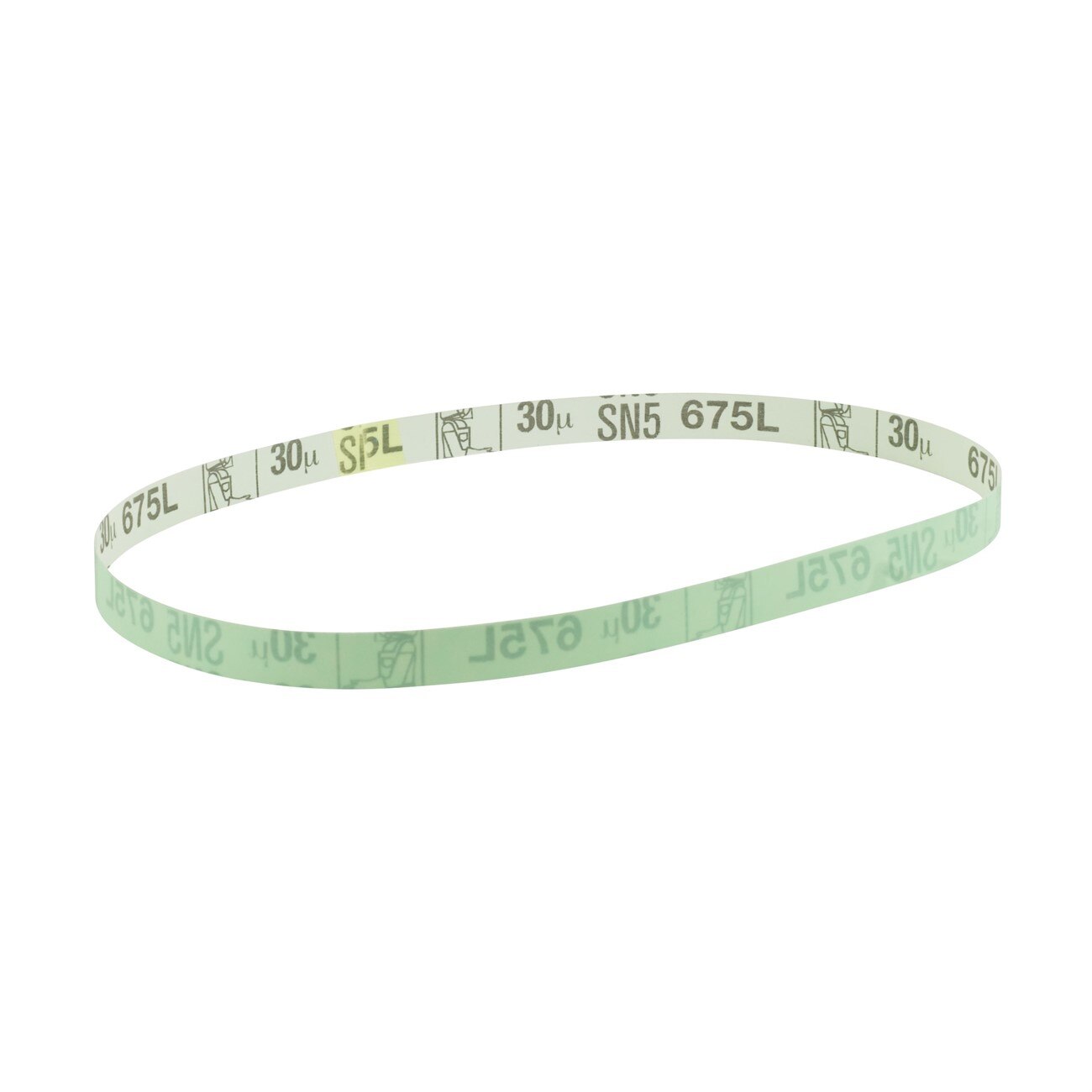 Belt, Microfinishing, 675L, 98 1/2 Inch L, 4 Inch W, Green, 1/CS