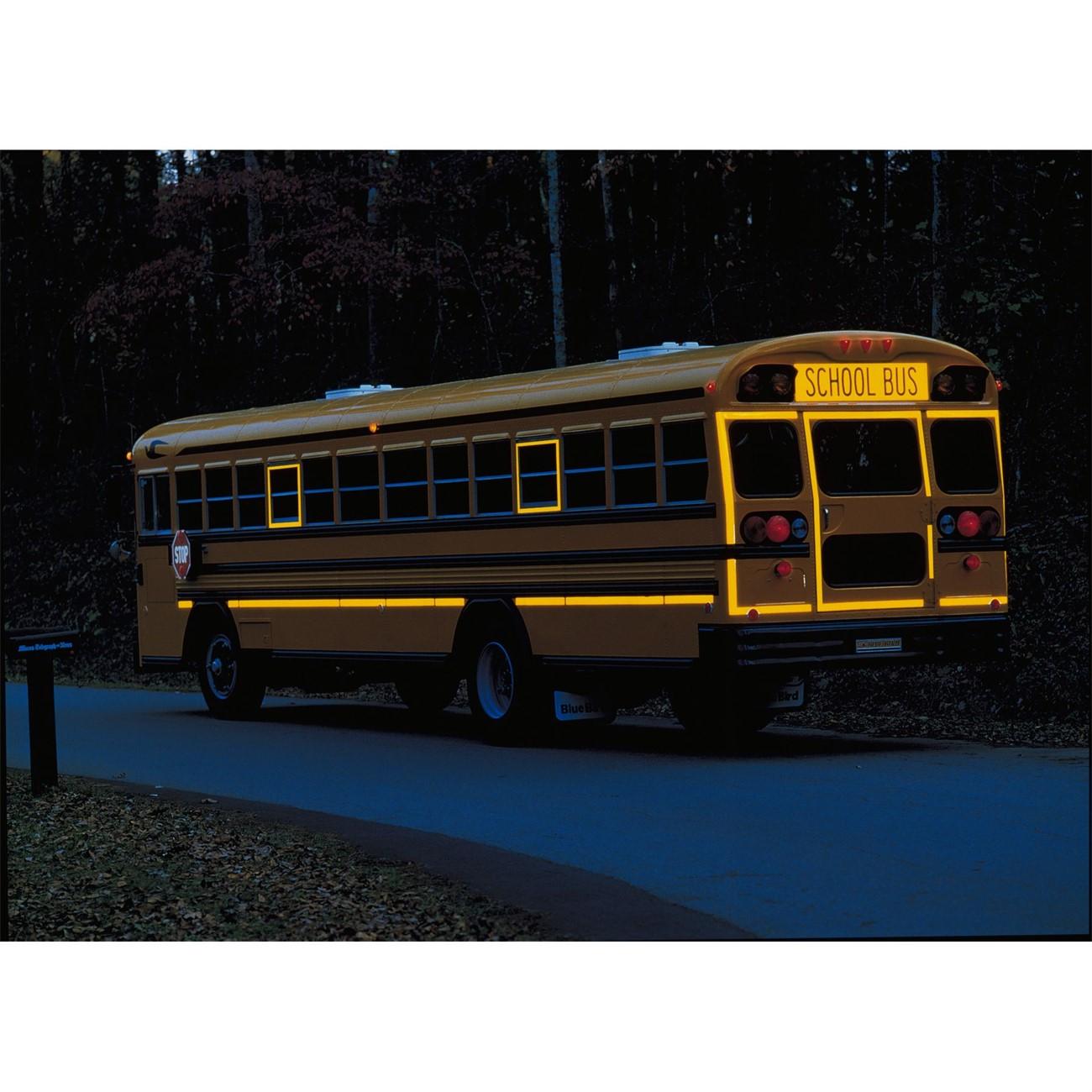 3M(TM) Diamond Grade(TM) School Bus Sign SBPFYDG-41 983-21 Fluorescent Yellow "School Bus", 36 in x 8.75 in