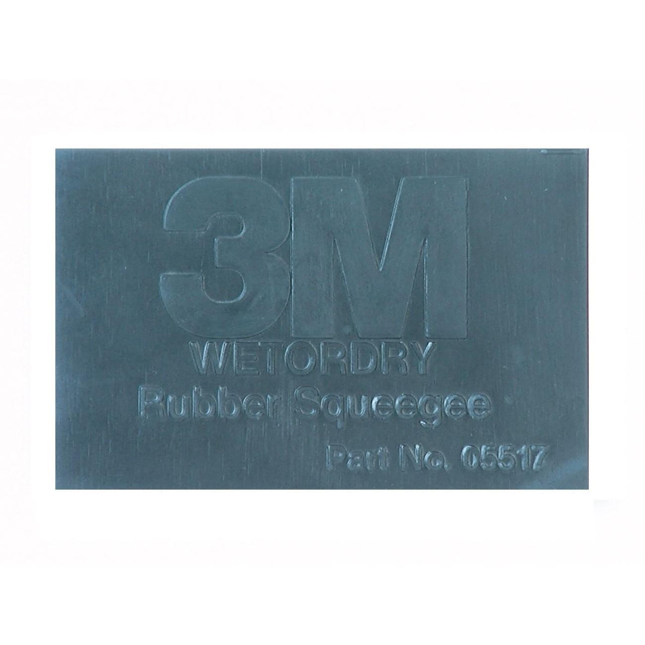 3M(TM) Wetordry(TM) Rubber Squeegee, 05517, 2 3/4 in x 4 1/4 in, 50 per case