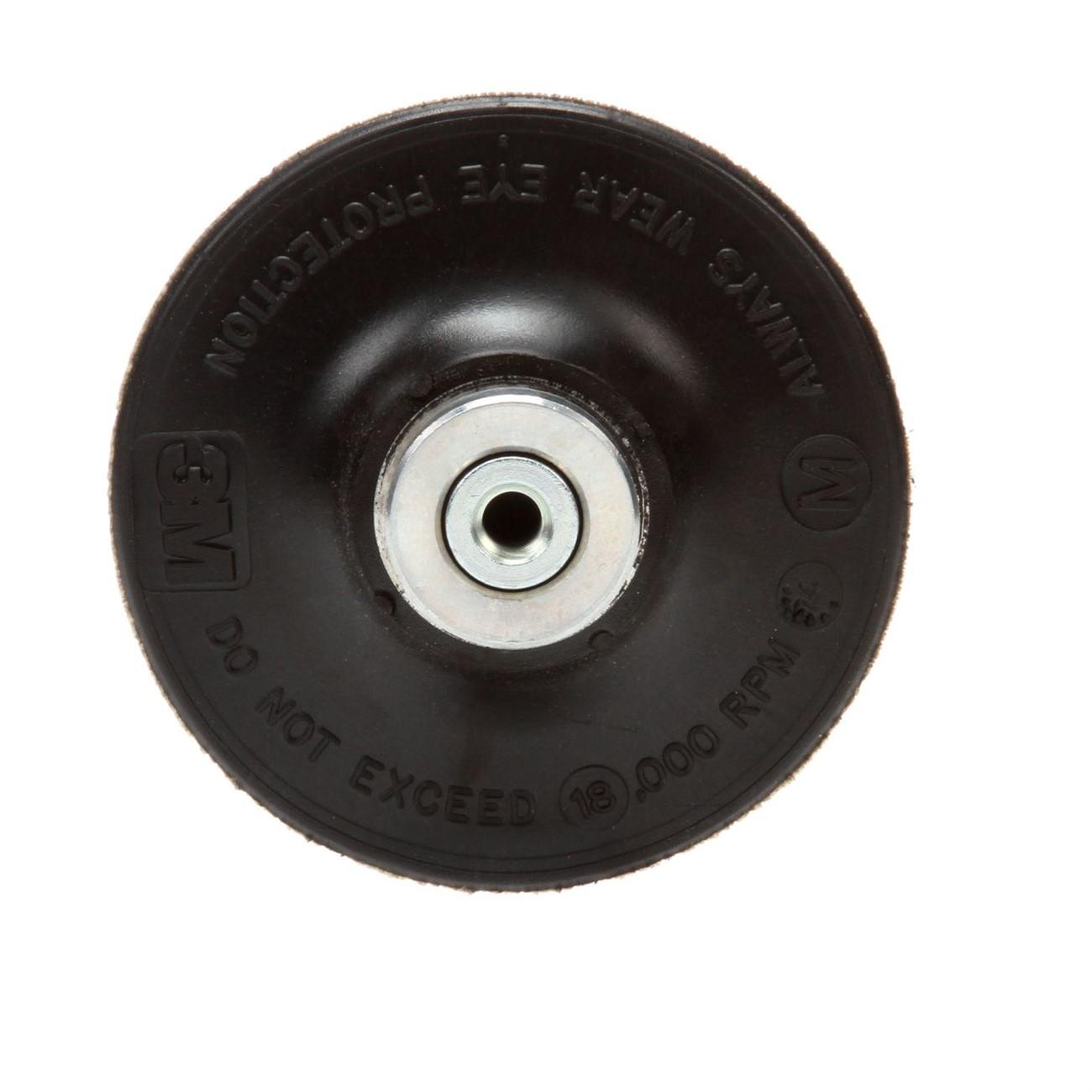 3M Roloc Disc Pad, Model: TS and TSM 14215, Grit: Medium, Size: 3" 1/4-20 Internal, Type: It can be mounted directly to tools with 1/4-20 EXT threaded shafts or use with Roloc shank to fit collet chuck,  Packaging Qty: 5 per case