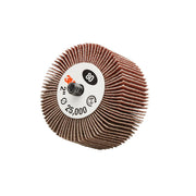 Wheel, 244D, Flap, 1 Inch Dia, AO, 80 Grit, Coated, 10/CS