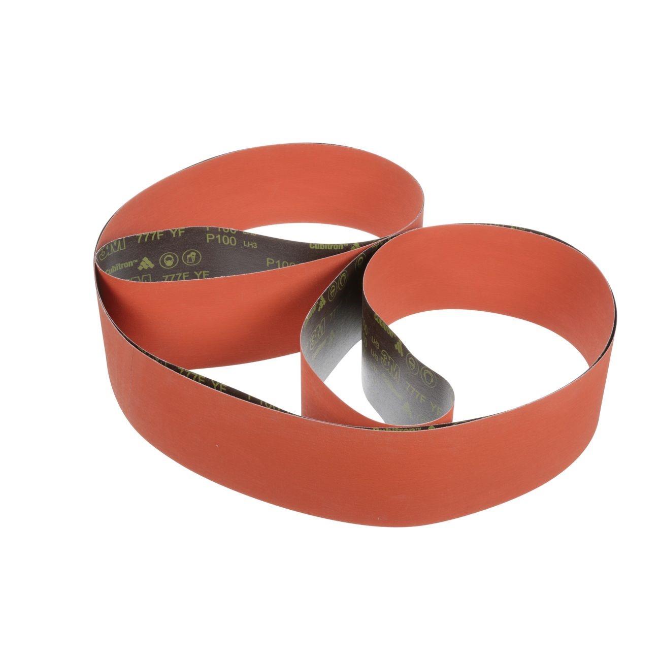 Belt, 777F, Coated, 48 Inch L, 6 Inch W, 40 Grit, AO, Orange, 20/CS