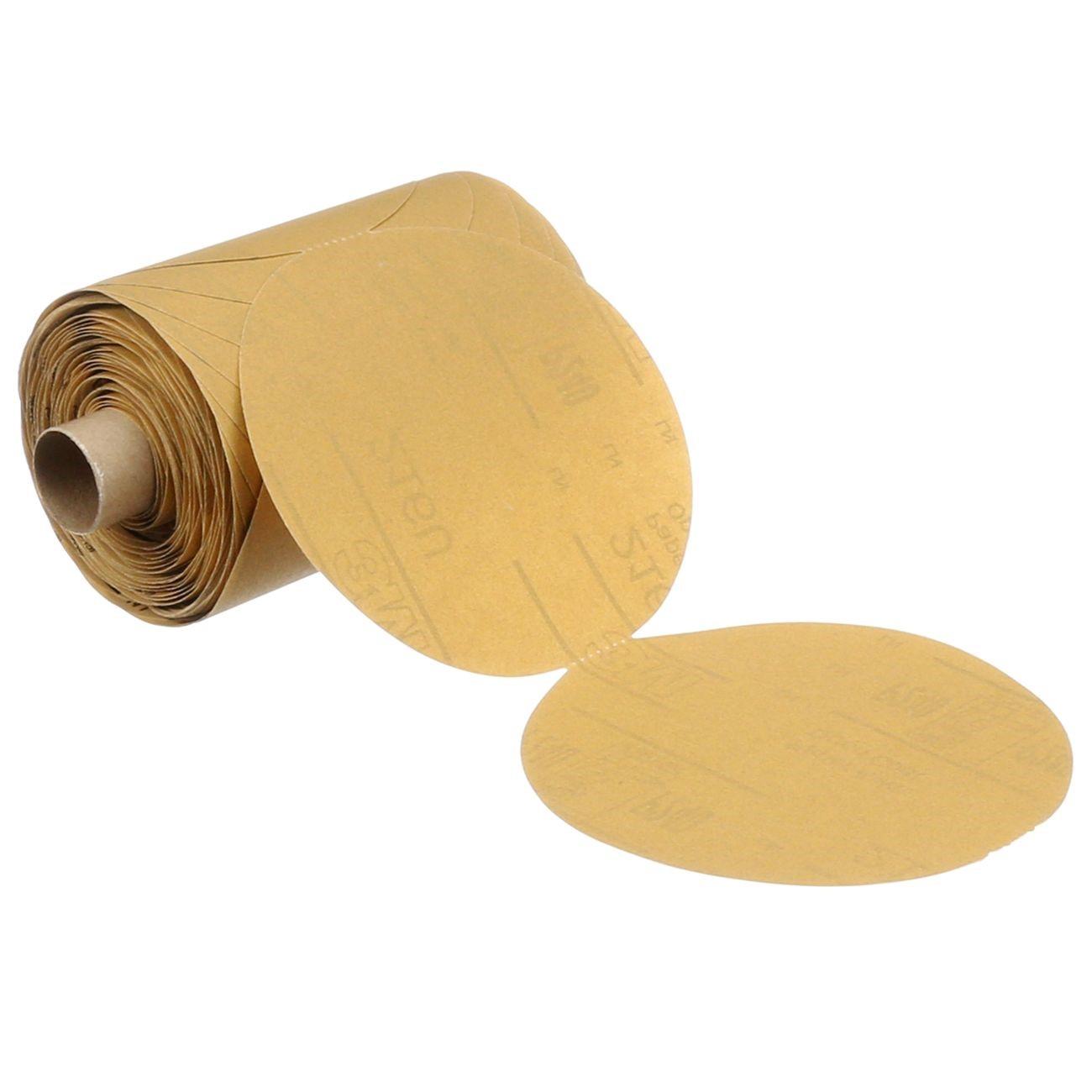Disc Roll, Stikit™, 216U, Coated, 5 Inch Dia, P400 Grit, AO, 175/RL, 6 RL/CS