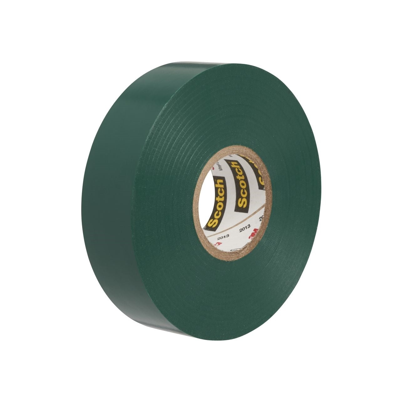 Electrical Tape, Scotch Vinyl Electrical Color Coding Tape 35-Green-1/2, 1/2 in x 20 ft (13 mm x 6,1 m), 100 per case