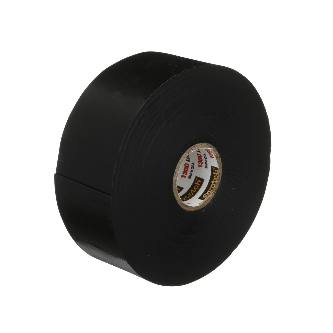 Splicing Tape, Scotch Linerless Rubber Splicing Tape 130C-1-1/2x30FT, 1 1/2 in x 30 ft (38 mm x 9,1 m), 12 per case